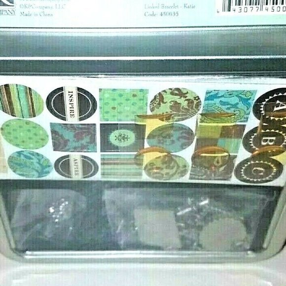 DIY Bracelet Kit Silver Link Blank Victorian Style - Picture 4 of 6